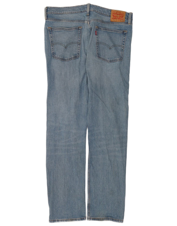 Levi's Mens 516 Straight Jeans W36 L34 Blue Cotton