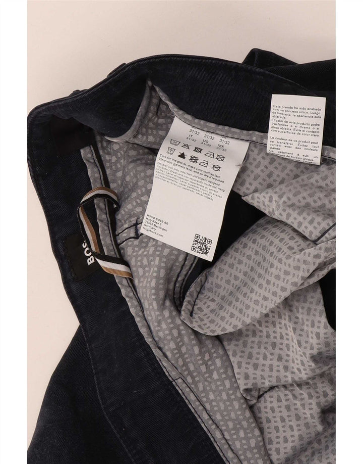 Ανδρικό τζιν Hugo Boss Slim W31 L32 Navy Blue Lyocell