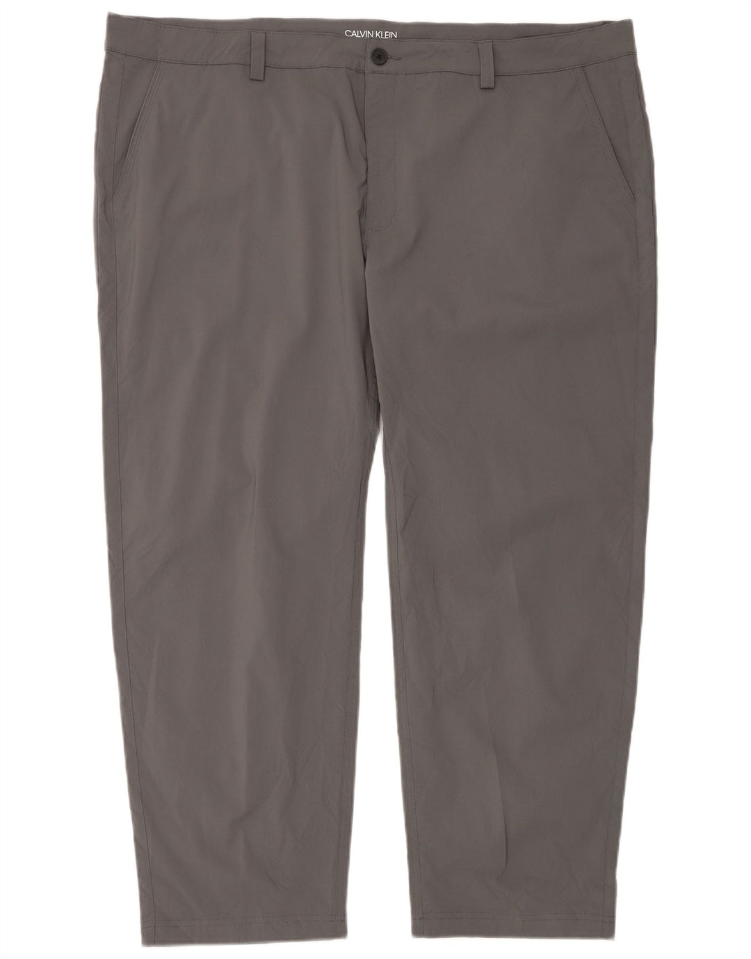 Calvin Klein Ανδρικό Golf ίσιο παντελόνι Chino W46 L29 Γκρι πολυεστέρας