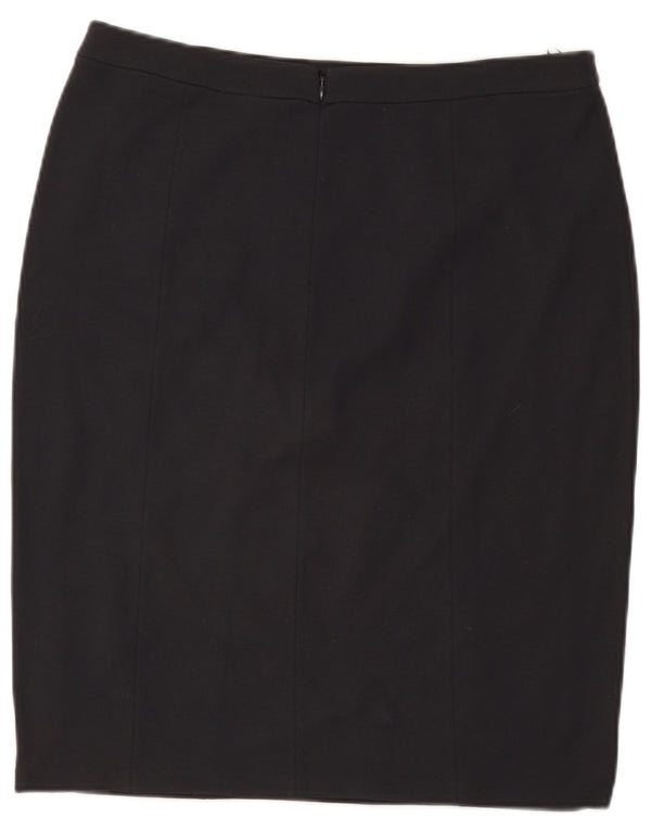 Armani Collezioni Γυναικεία Pencil Φούστα IT 48 XL W34 Μαύρη βισκόζη