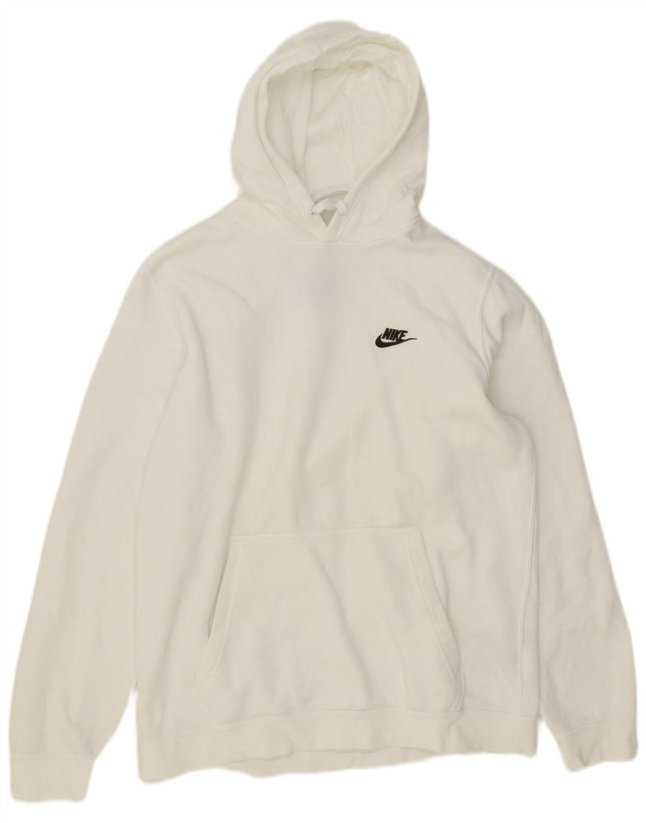Ανδρικό φούτερ Nike, μεγάλο λευκό βαμβακερό