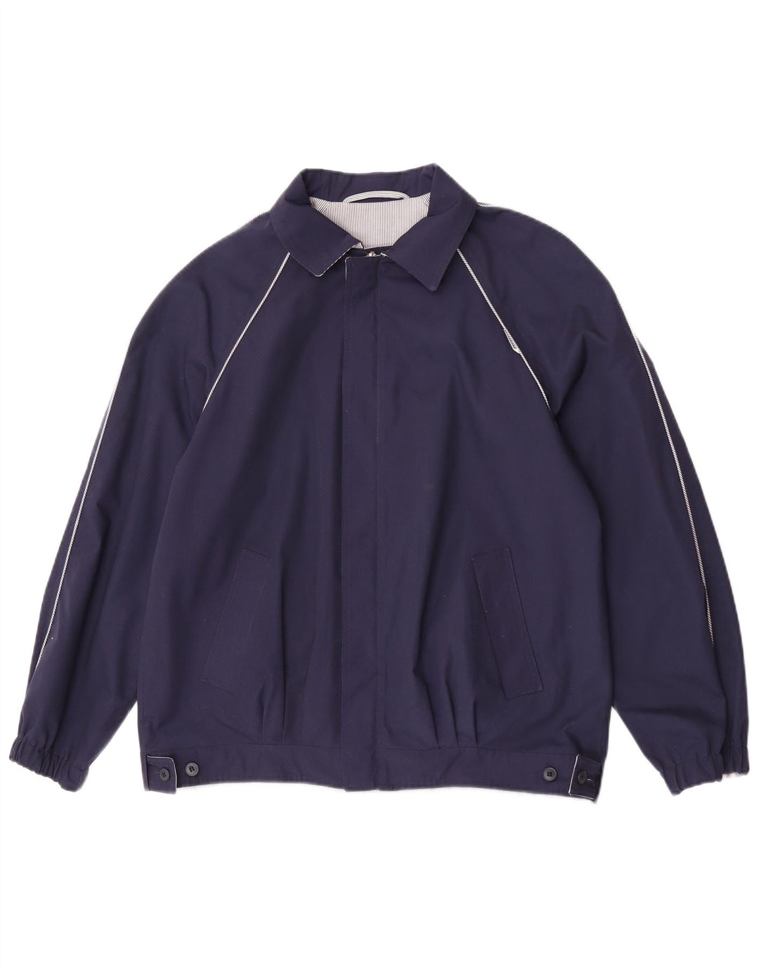Vintage Γυναικείο Reversible Bomber Jacket EU 38 Medium Navy Blue Polyester