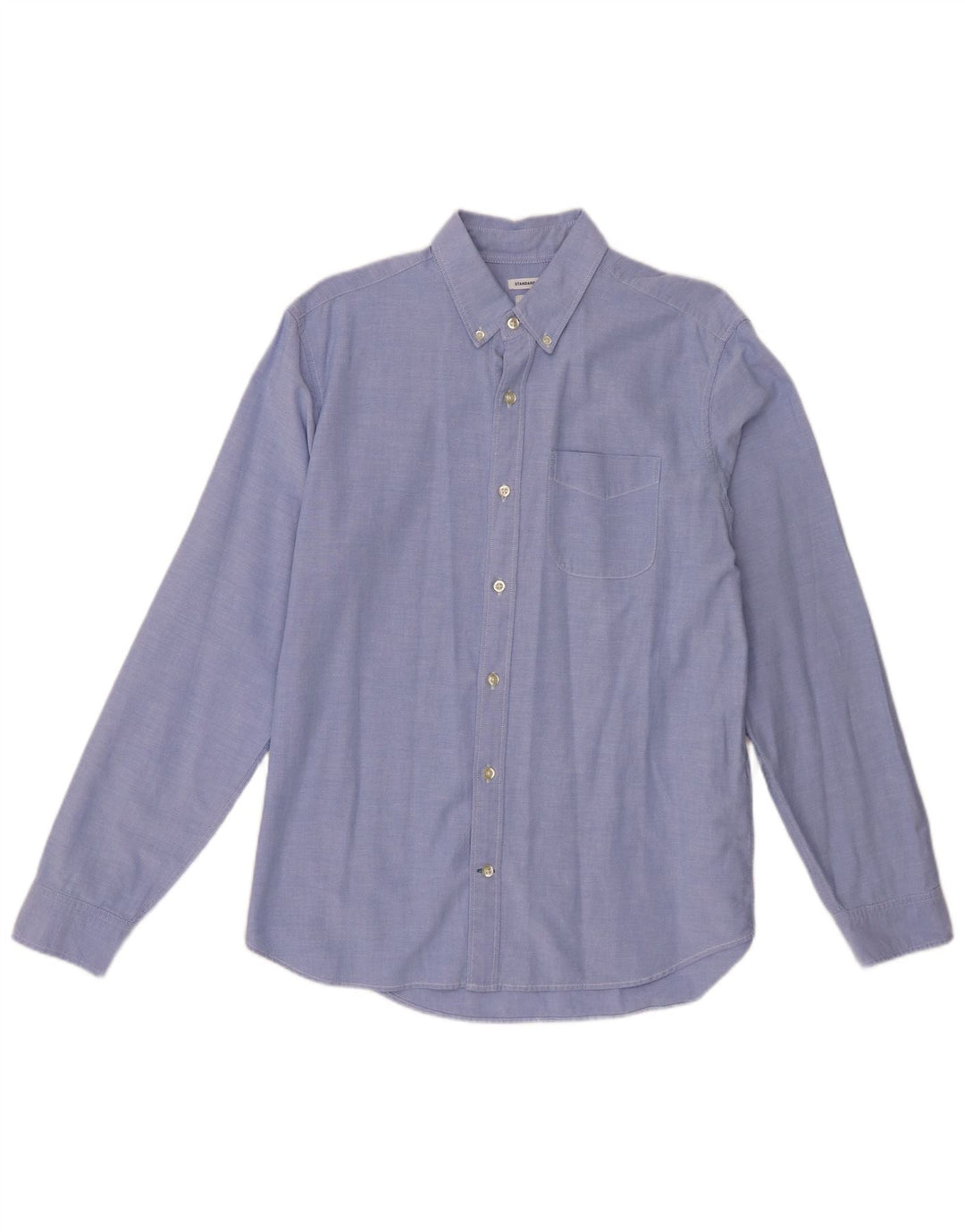 Ανδρικό πουκάμισο Gap Standard Fit, μεσαίο μπλε βαμβακερό