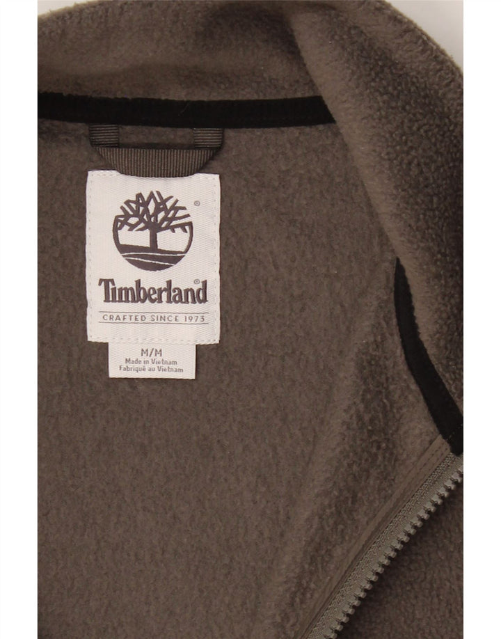 TIMBERLAND Womens Fleece Jacket UK 14 Medium Grey Polyester Vintage Timberland and Second-Hand Timberland from Messina Hembry 