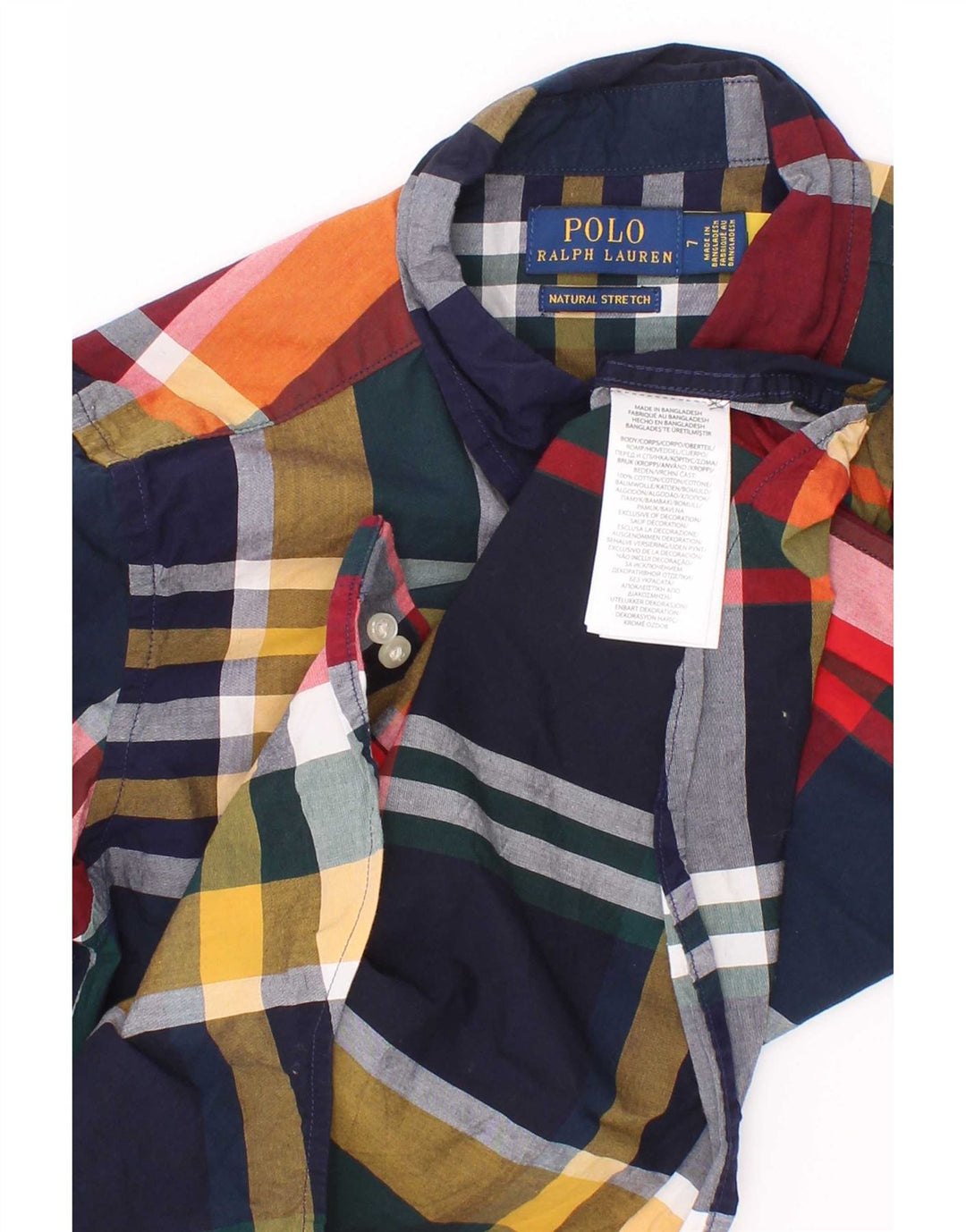 Πόλο Ralph Lauren για αγόρι πουκάμισο 6-7 ετών Πολύχρωμο βαμβακερό