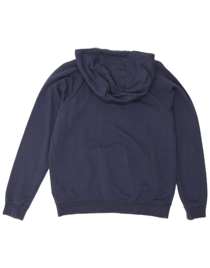 Ανδρικό μπλουζάκι με κουκούλα NIKE Μικρό Βαμβακερό μπλε ναυτικό