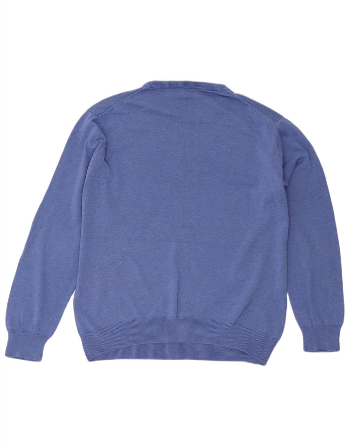 Ανδρικό πουλόβερ Gant Crew Neck Jumper XL Μπλε βαμβακερό