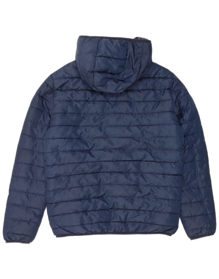 JACK & JONES Ανδρικό μπουφάν με κουκούλα UK 38 Medium Navy Blue Polyester