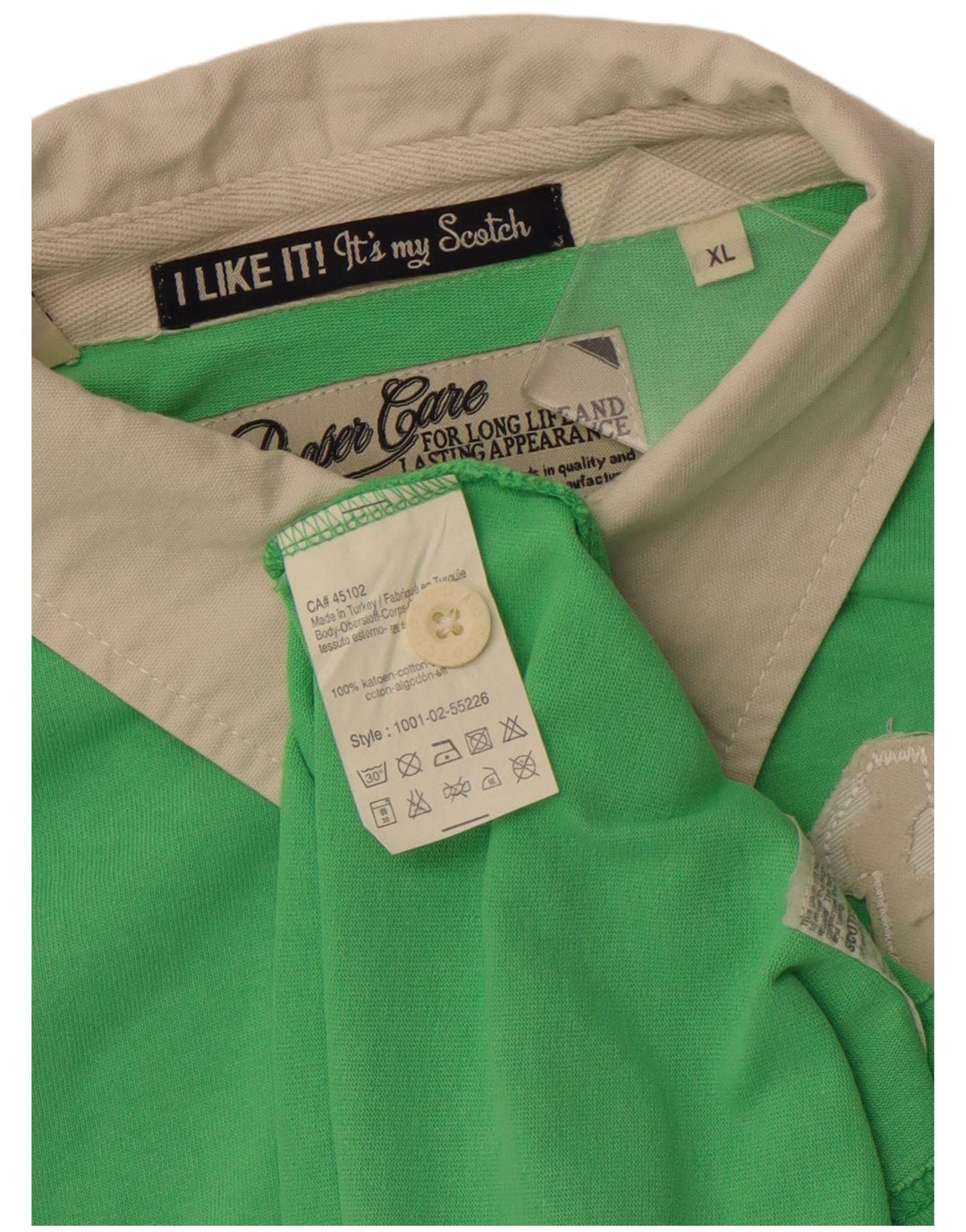 Ανδρικό πουκάμισο ράγκμπι πόλο SCOTCH & SODA XL Πράσινο βαμβακερό