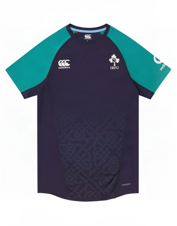 Canterbury ανδρικό γραφικό μπλουζάκι IRFU Top Small Navy Blue Colourblock