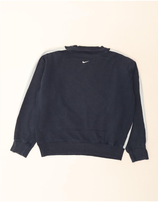 Ανδρικό γραφικό φούτερ Nike Jumper UK 42/44 Μεγάλο μπλε μπλε χρώματος