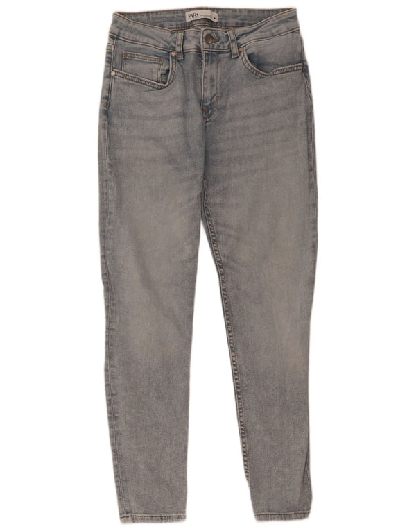 Zara Γυναικείο Skinny Jeans EU 38 Small W28 L28 Blue Cotton