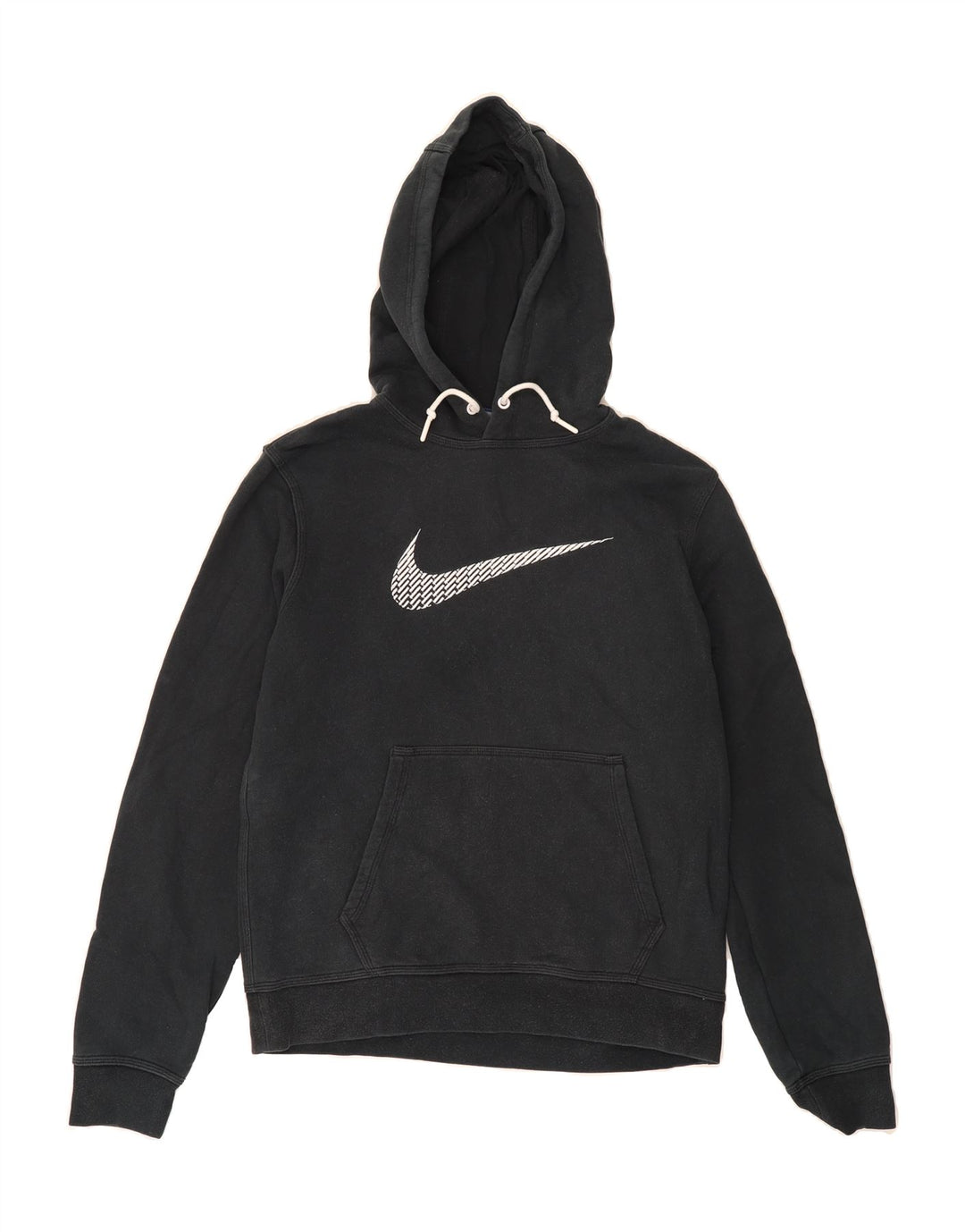 NIKE Mens Graphic Hoodie Jumper Medium Navy Blue Cotton Vintage Nike and Second-Hand Nike from Messina Hembry 