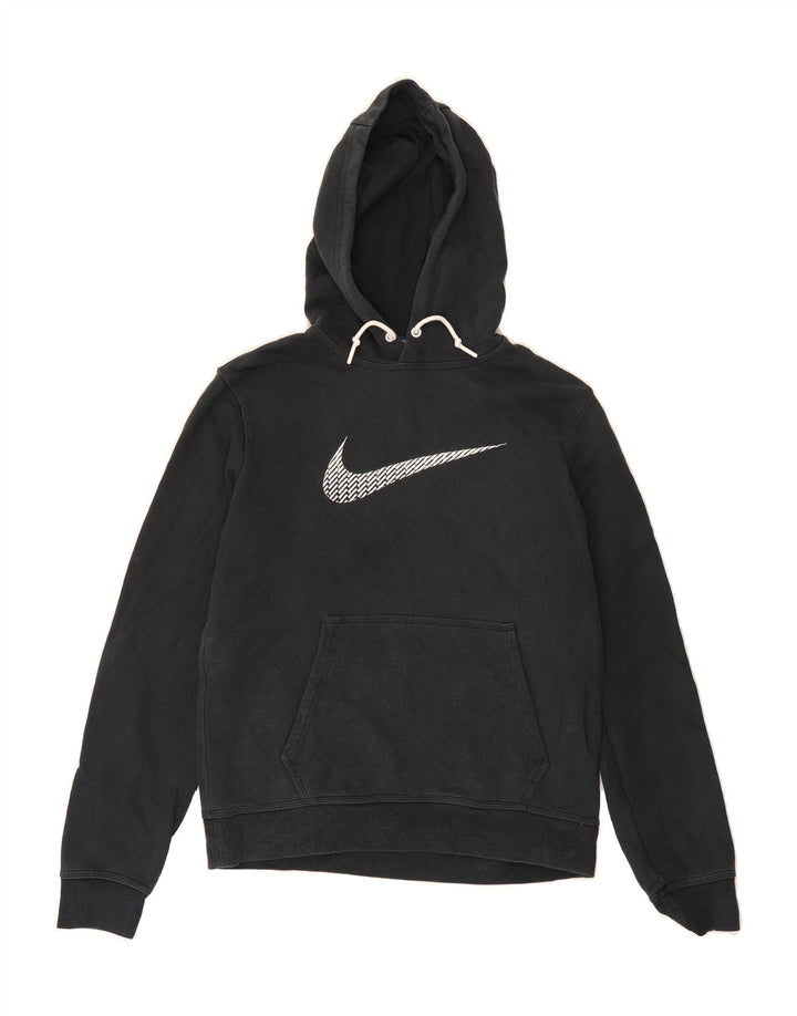 NIKE Mens Graphic Hoodie Jumper Medium Navy Blue Cotton Vintage Nike and Second-Hand Nike from Messina Hembry 