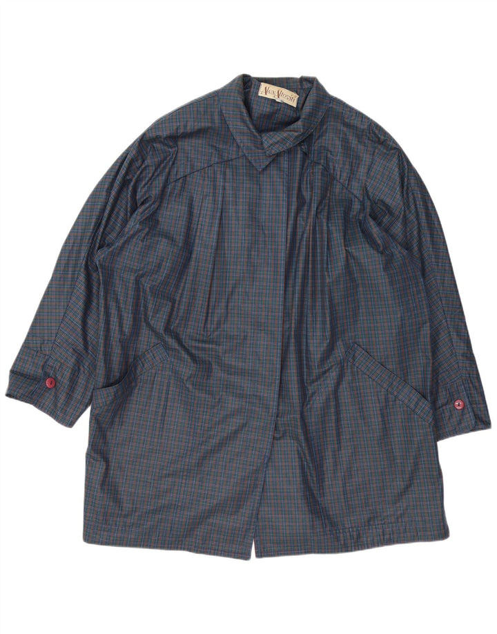 Alex Altoviti Γυναικείο Αδιάβροχο IT 46 Large Navy Blue Check