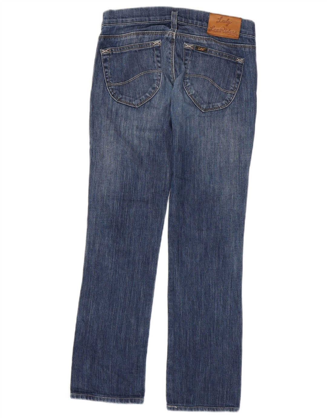 LEE Womens Lynn Bootcut Jeans W25 L29 Blue Cotton