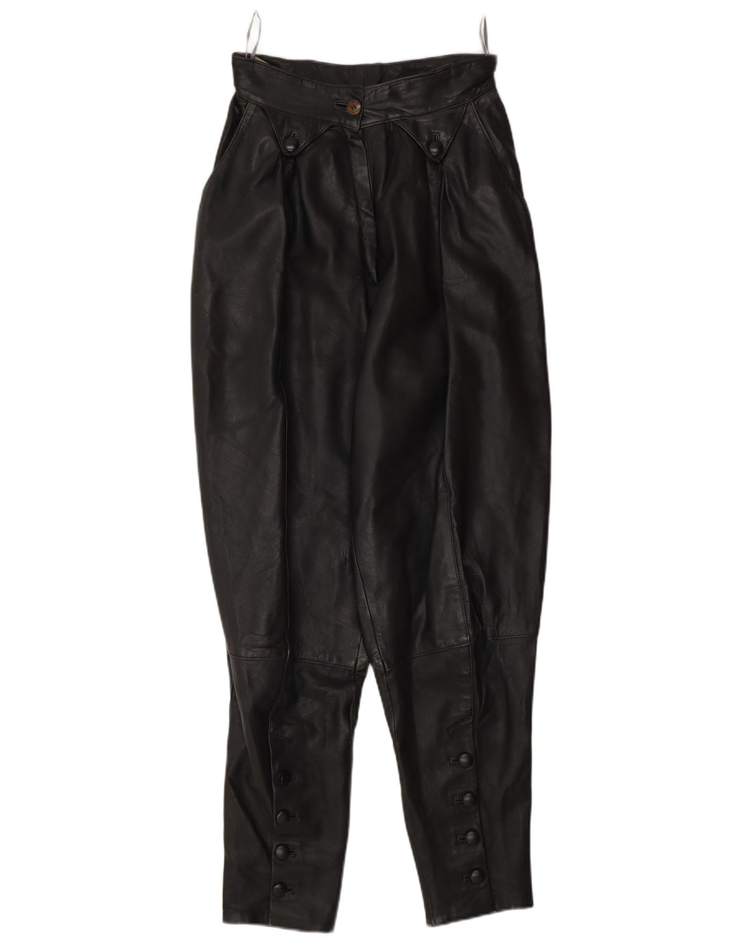 Vintage γυναικείο ψηλόμεσο παντελόνι EU 36 Small W26 L30 Μαύρο