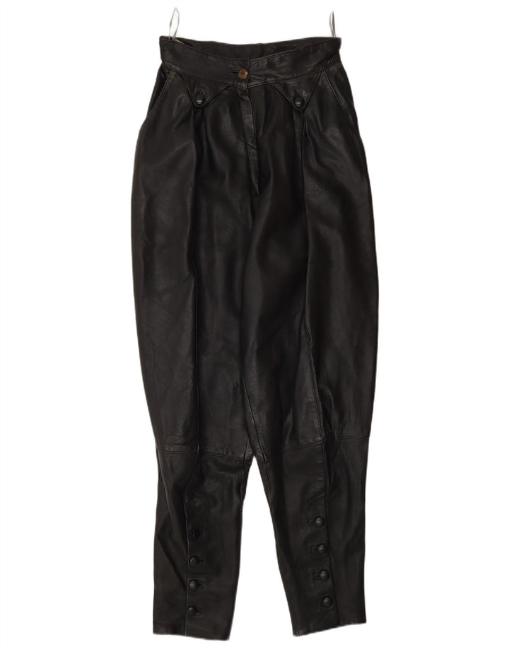 Vintage γυναικείο ψηλόμεσο παντελόνι EU 36 Small W26 L30 Μαύρο