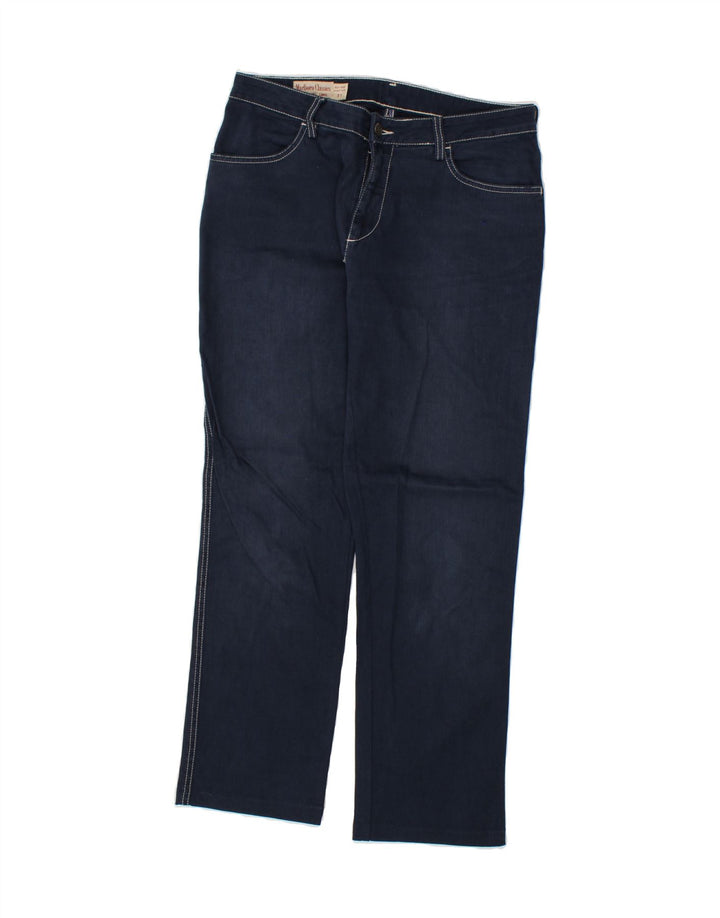 MARLBORO CLASSICS Womens Straight Jeans W31 L28 Navy Blue Cotton Vintage Marlboro Classics and Second-Hand Marlboro Classics from Messina Hembry 