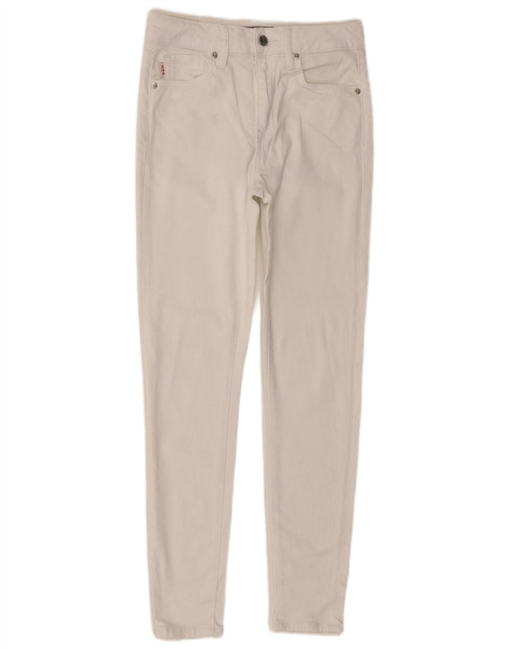 Superdry Γυναικείο Skinny Jeans W28 L30 Λευκό βαμβακερό