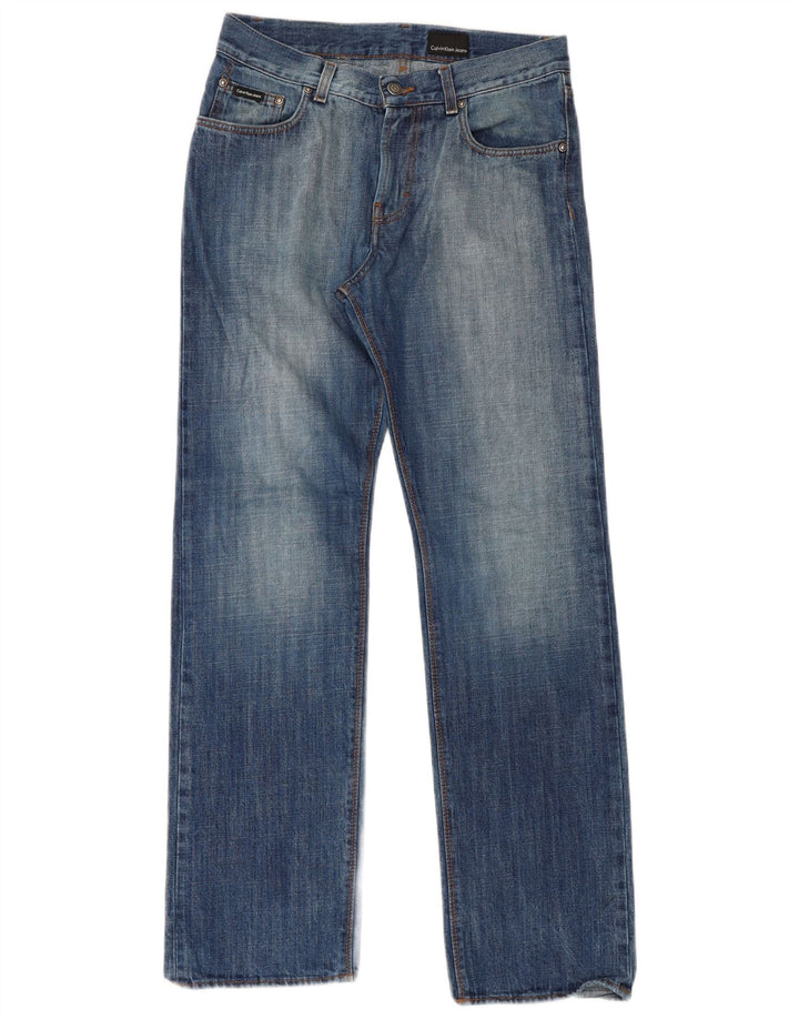 Ανδρικό τζιν ίσιο Calvin Klein W30 L31 Μπλε βαμβακερό