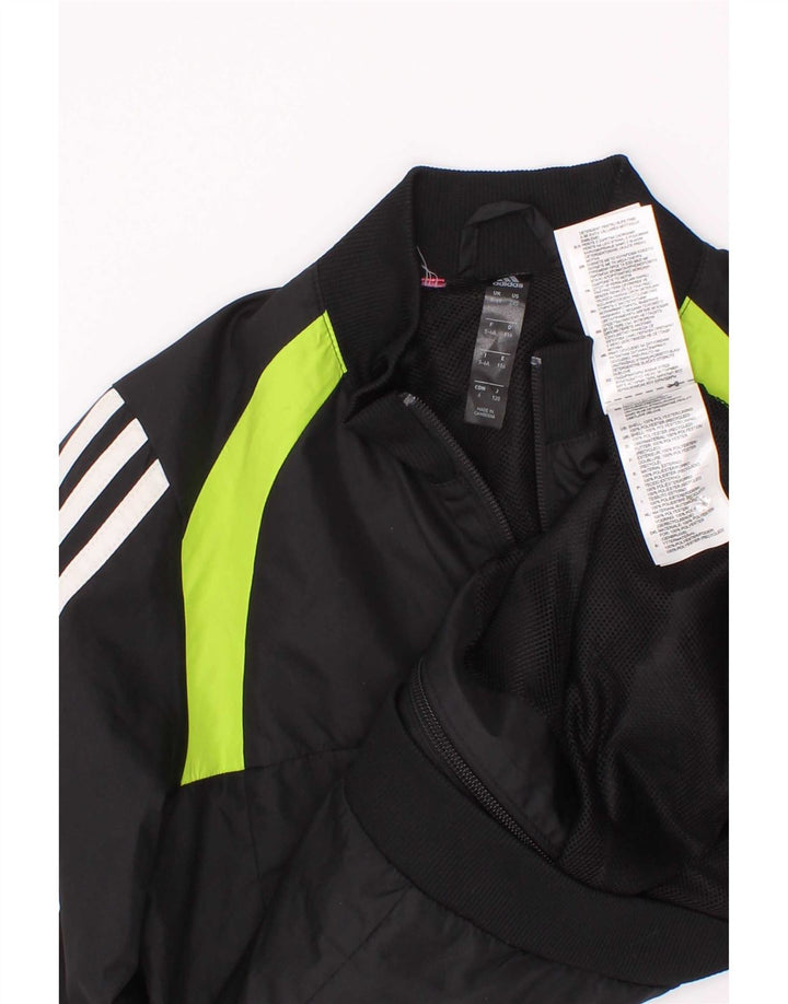 Adidas Boys αθλητική φόρμα Top Jacket 5-6 Years Black Colourblock Polyester