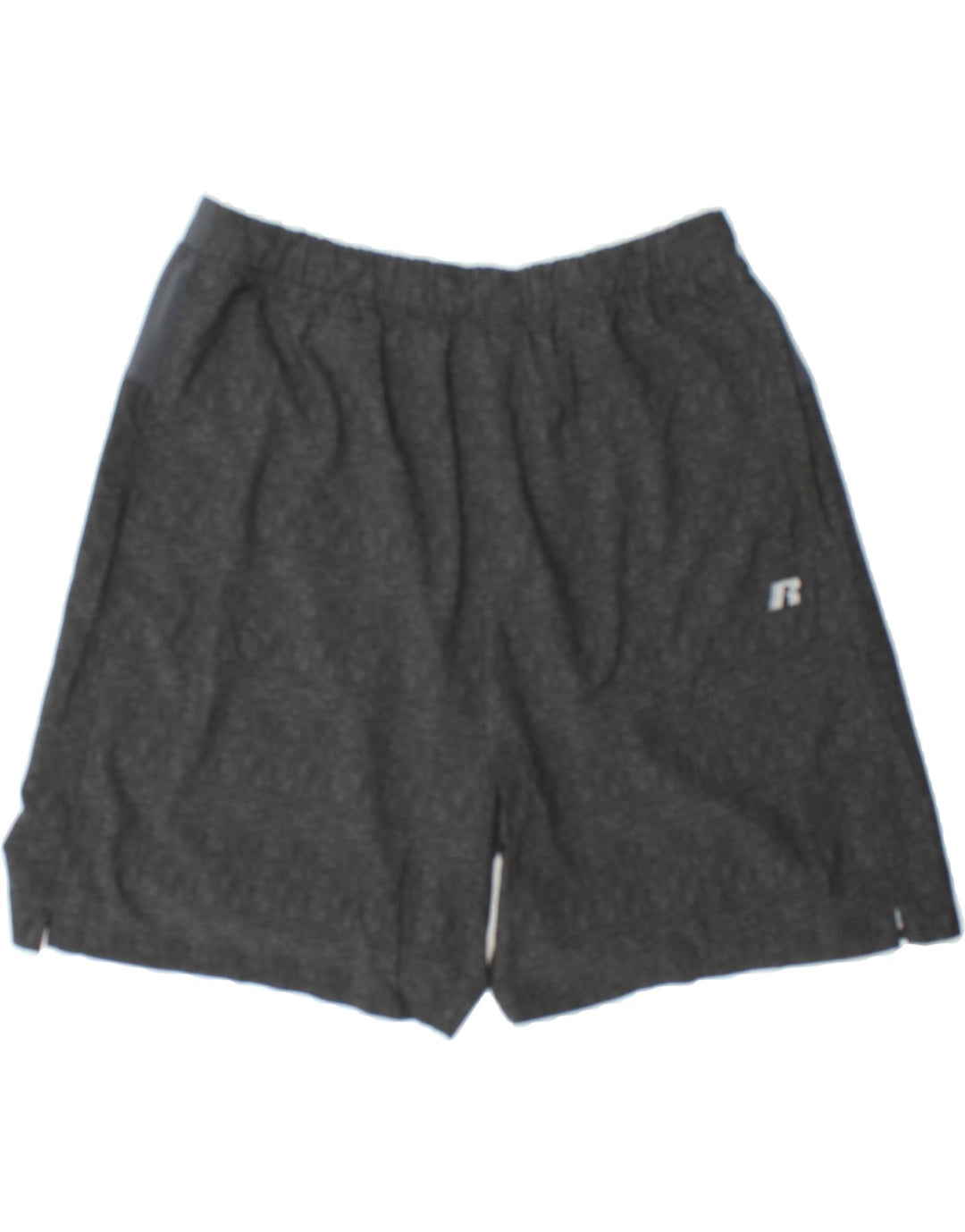 RUSSELL ATHLETIC Mens Sport Shorts Large Grey Colourblock Polyester Vintage Russell Athletic and Second-Hand Russell Athletic from Messina Hembry 