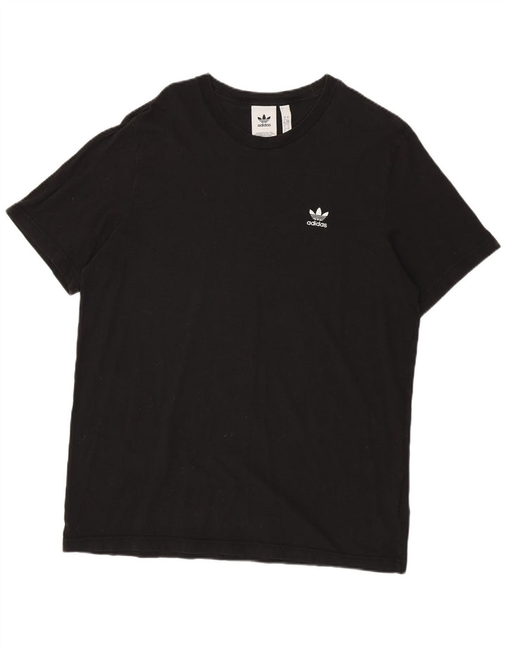 Ανδρικό T-Shirt ADIDAS Top Large Μαύρο Βαμβακερό
