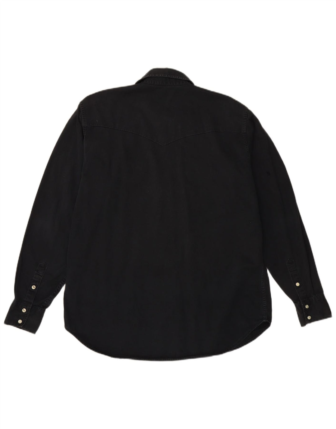 Ανδρικό τζιν πουκάμισο LEE μεγάλο μαύρο βαμβακερό