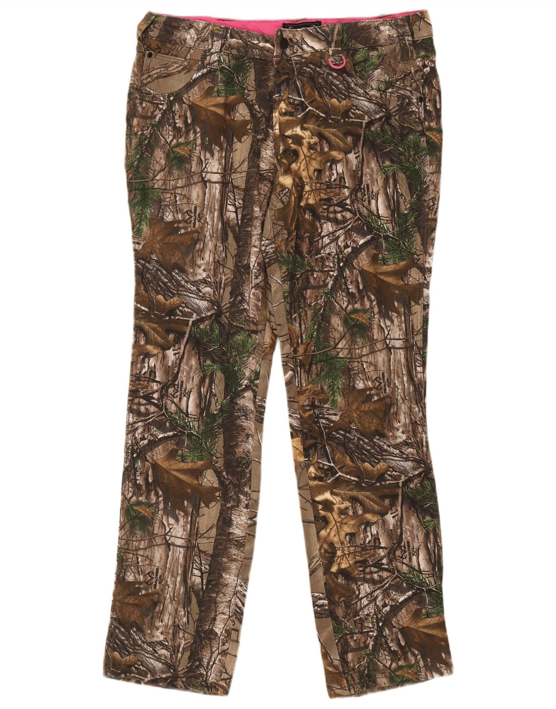 Realtree γυναικείο παντελόνι πεζοπορίας US 14 XL W38 L33 Καφέ βαμβακερό καμουφλάζ