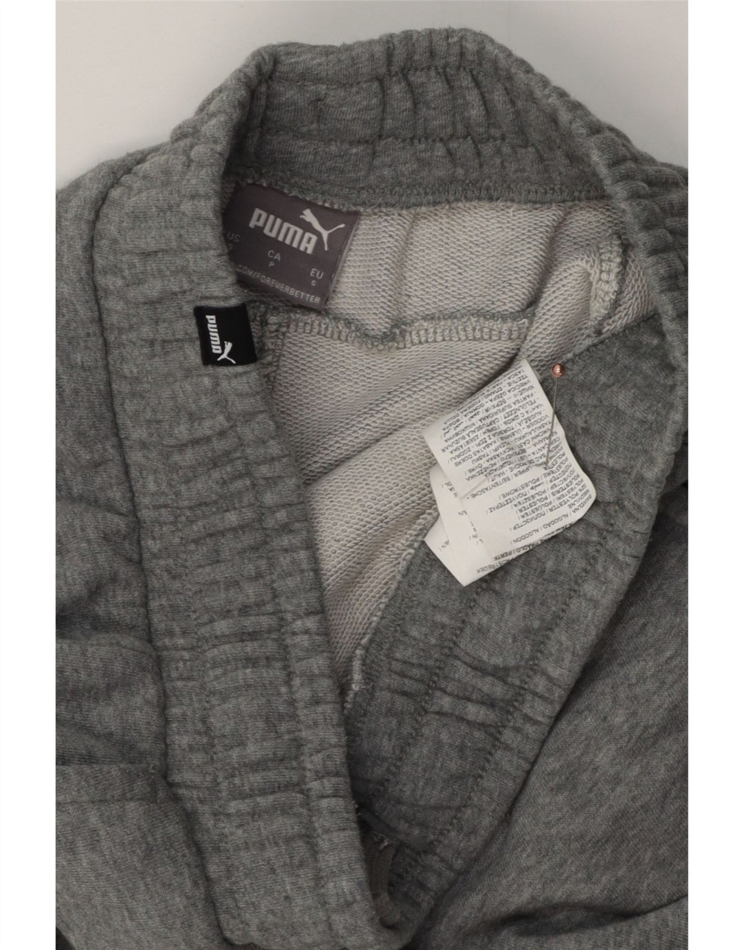 PUMA Mens Sport Shorts Small  Grey Flecked Cotton