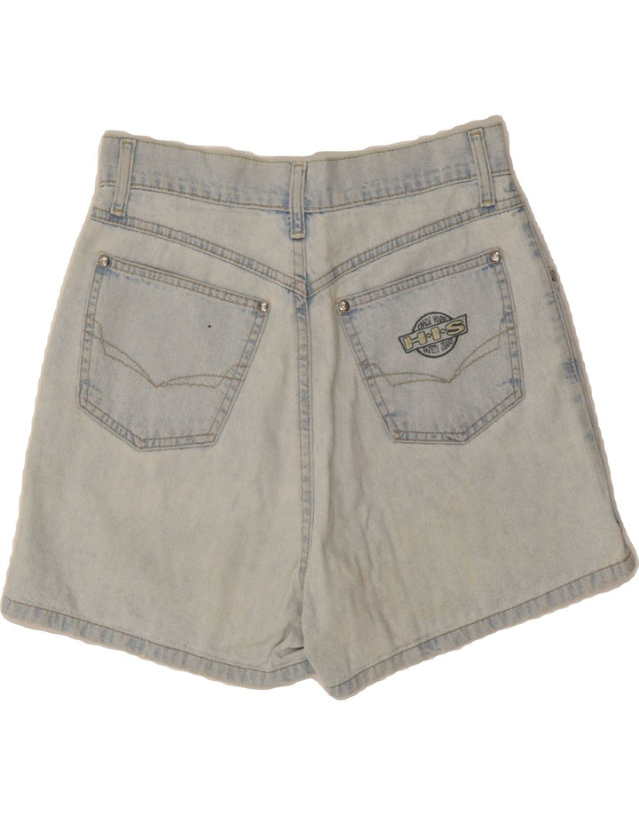 H.I.S Womens Denim Shorts UK 10 Small W28  Blue Vintage H.I.S and Second-Hand H.I.S from Messina Hembry 