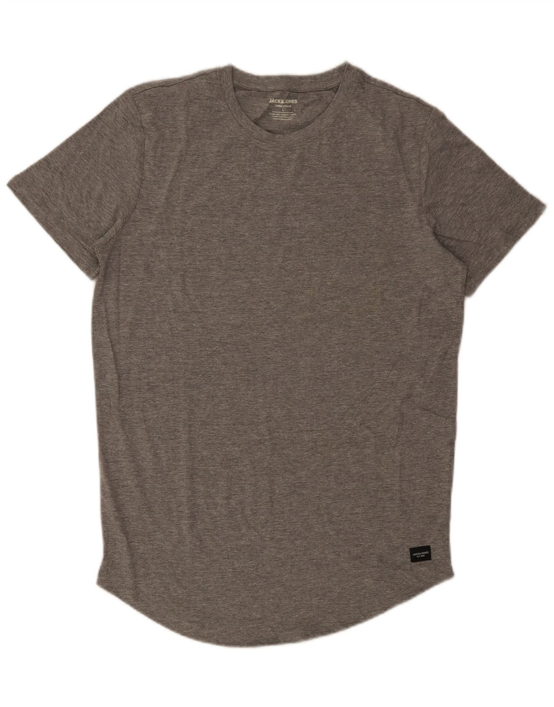 Jack & Jones Ανδρικό T-Shirt Top μεγάλο γκρι βαμβακερό
