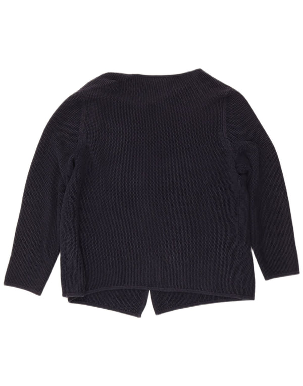 Crew Clothing Γυναικεία ανοιχτή ζακέτα πουλόβερ UK 18 XL Navy Blue Cotton