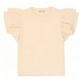 Zara Γυναικεία Crop Μπλούζα Τοπ UK 12 Medium Off White Polyester