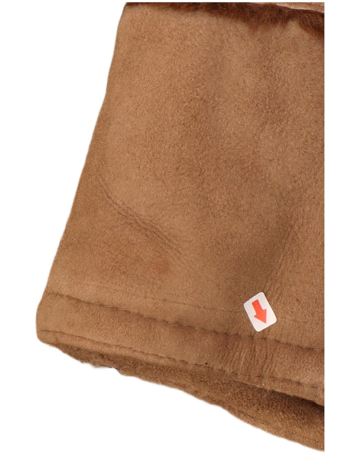Vintage Γυναικείο Παλτό Shearling UK 16 Large Beige