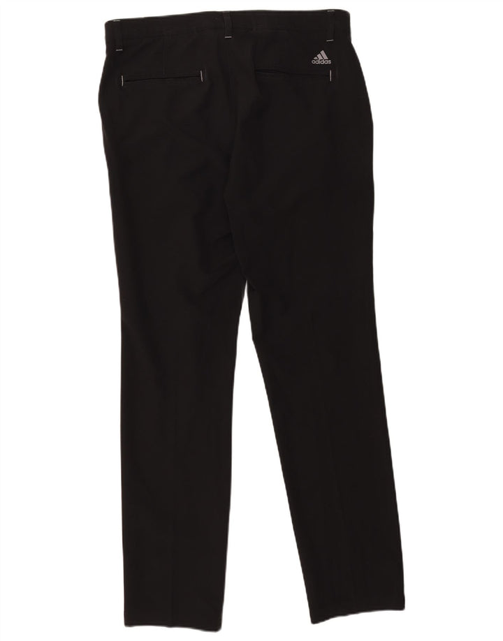 Ανδρικό ίσιο παντελόνι Chino Adidas W32 L32 Μαύρο πολυεστέρα
