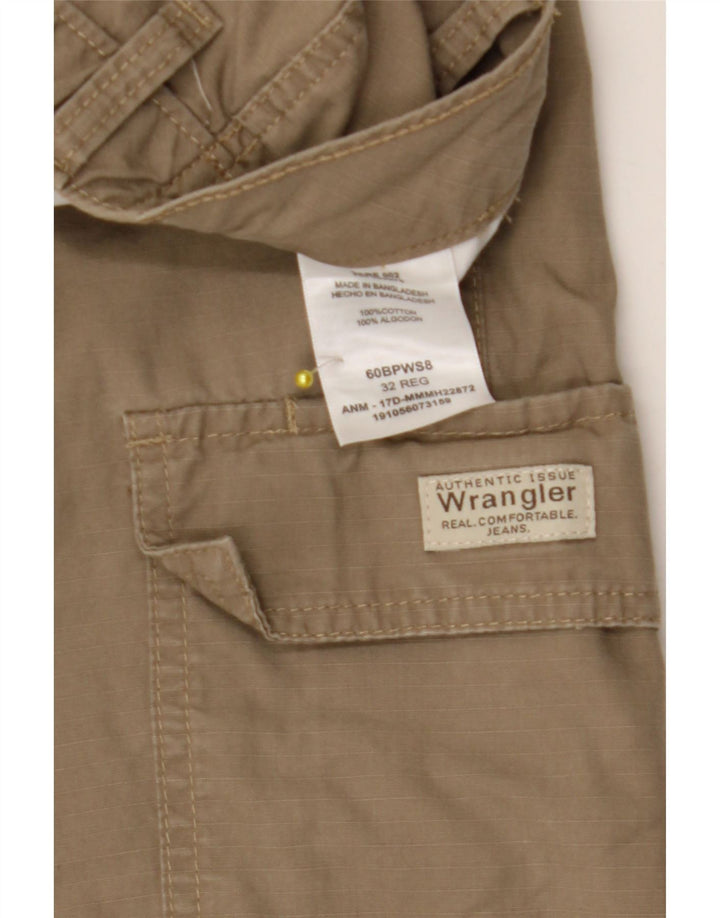 Ανδρικό σορτς Cargo Wrangler W32 Βαμβακερό μεσαίο καφέ