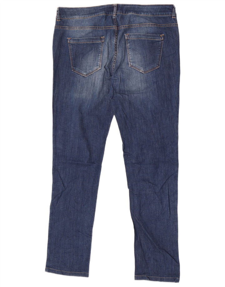 Massimo Dutti Γυναικεία Slim Fit Slim Jeans W36 L31 Navy Blue
