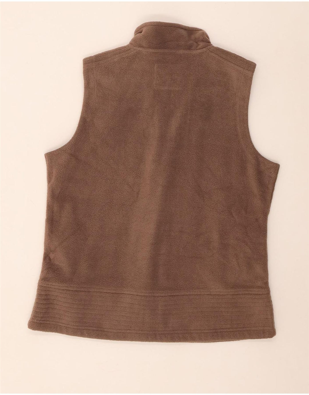 M&Co Γυναικείο Fleece Gilet UK 16 Large Brown Πολυεστέρας