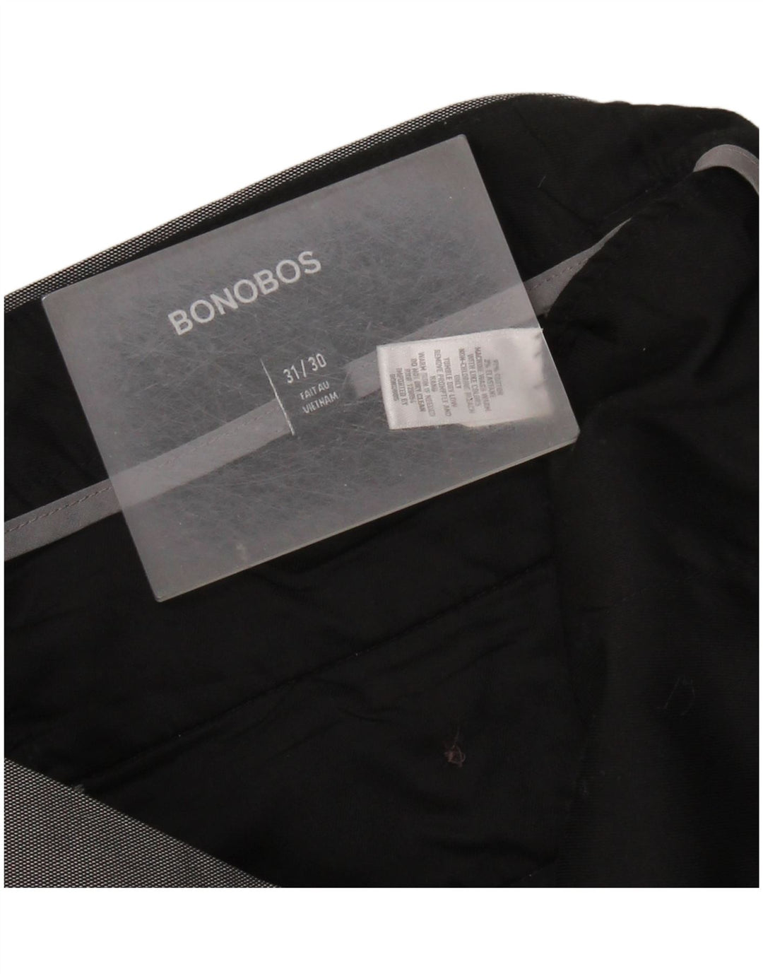 BONOBOS Ανδρικό Slim Casual Παντελόνι W31 L30 Γκρι Βαμβακερό