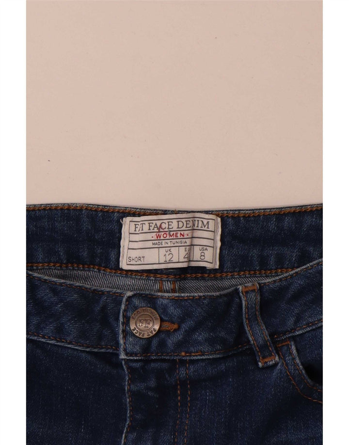 Fat Face Γυναικείο τζιν σορτς UK 12 Medium W30 Μπλε βαμβακερό