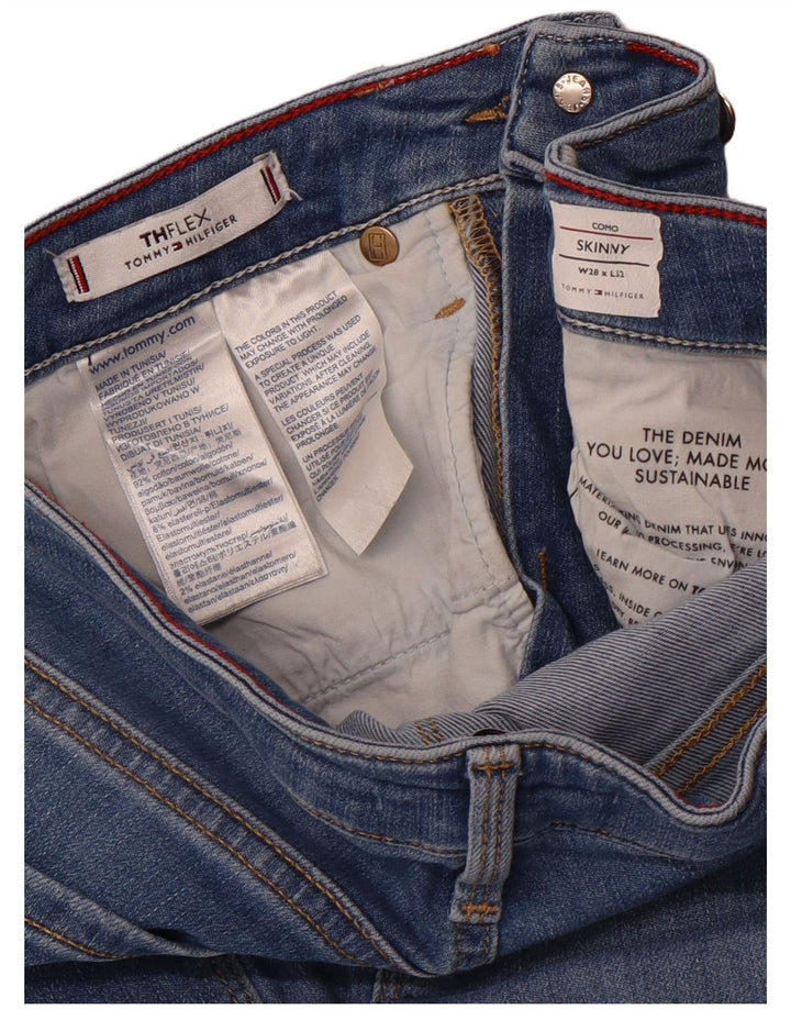 TOMMY HILFIGER Γυναικείο Flex Skinny Jeans W28 L27 Μπλε βαμβακερό