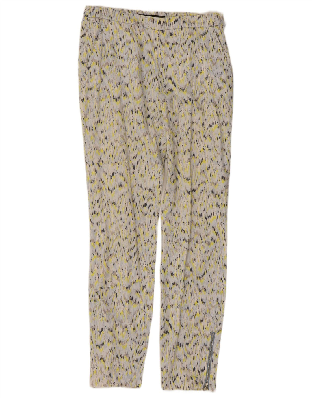 Γυναικείο παντελόνι Chino με αφηρημένο σχέδιο ZARA Μικρό W26 L26 Πολύχρωμο