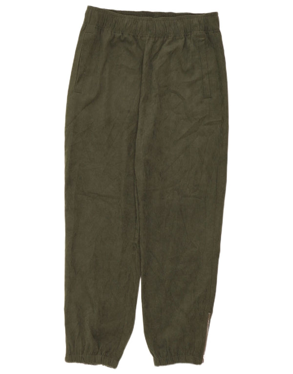 Zara Γυναικείο Joggers Cropped Παντελόνι Medium W28 L25 Khaki Polyester