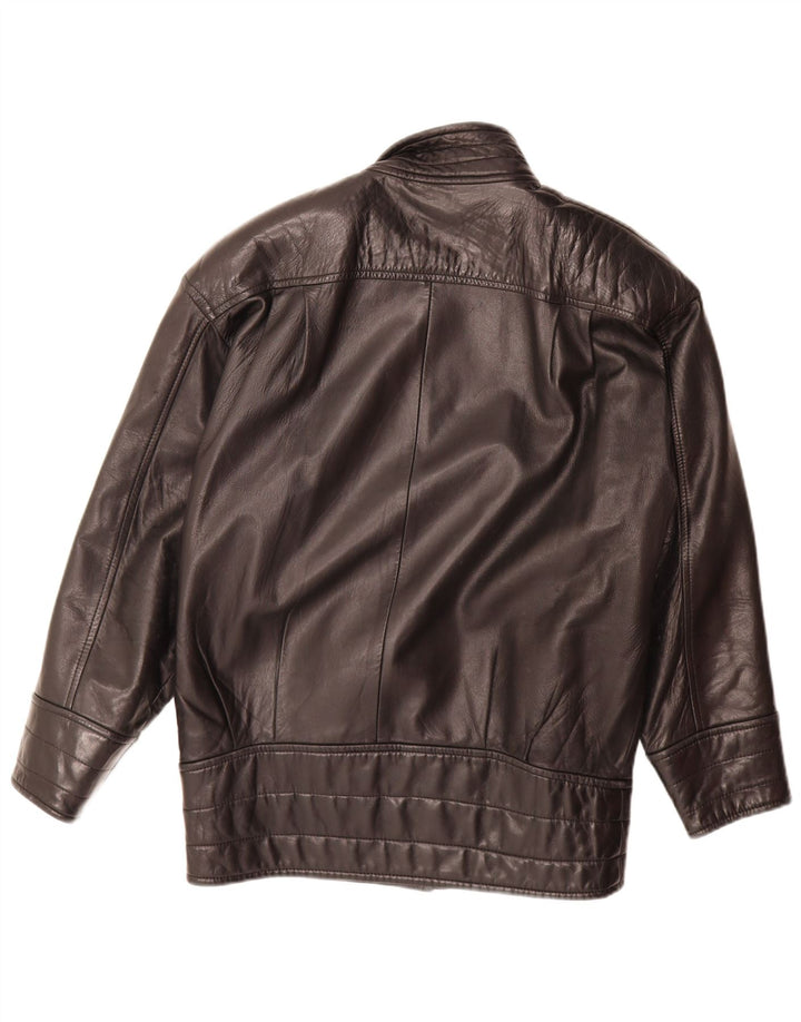 Danier Γυναικείο Δερμάτινο Μπουφάν UK 6 XS Μαύρο