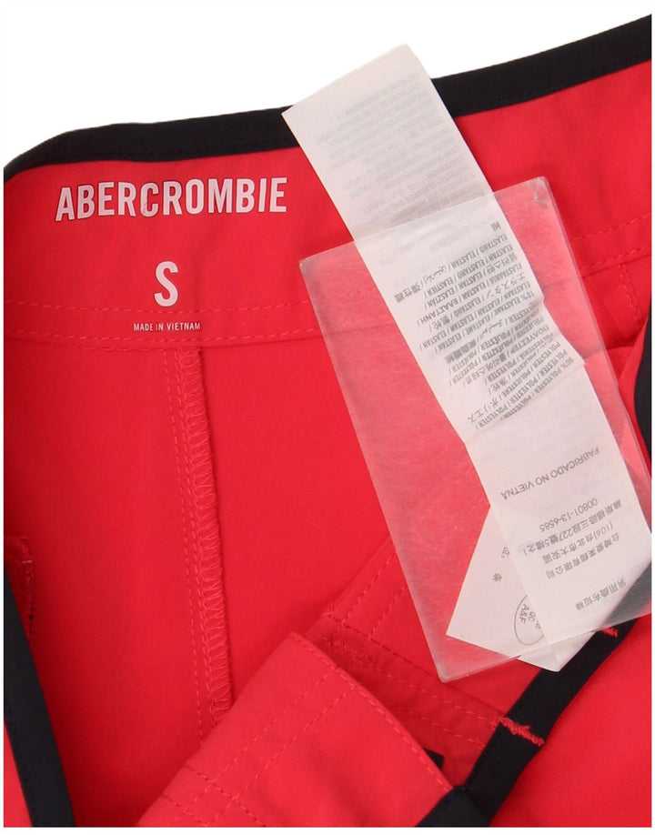 Ανδρικό σορτς κολύμβησης Abercrombie & Fitch Μικρό ροζ πολυεστέρα