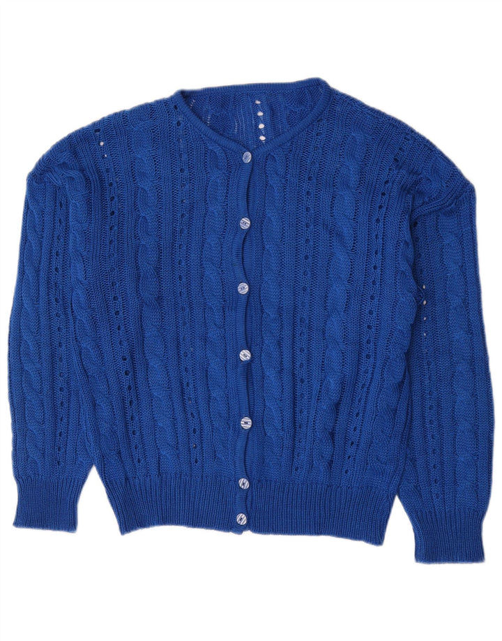 Vintage Γυναικεία Ζακέτα UK 16 Large Blue