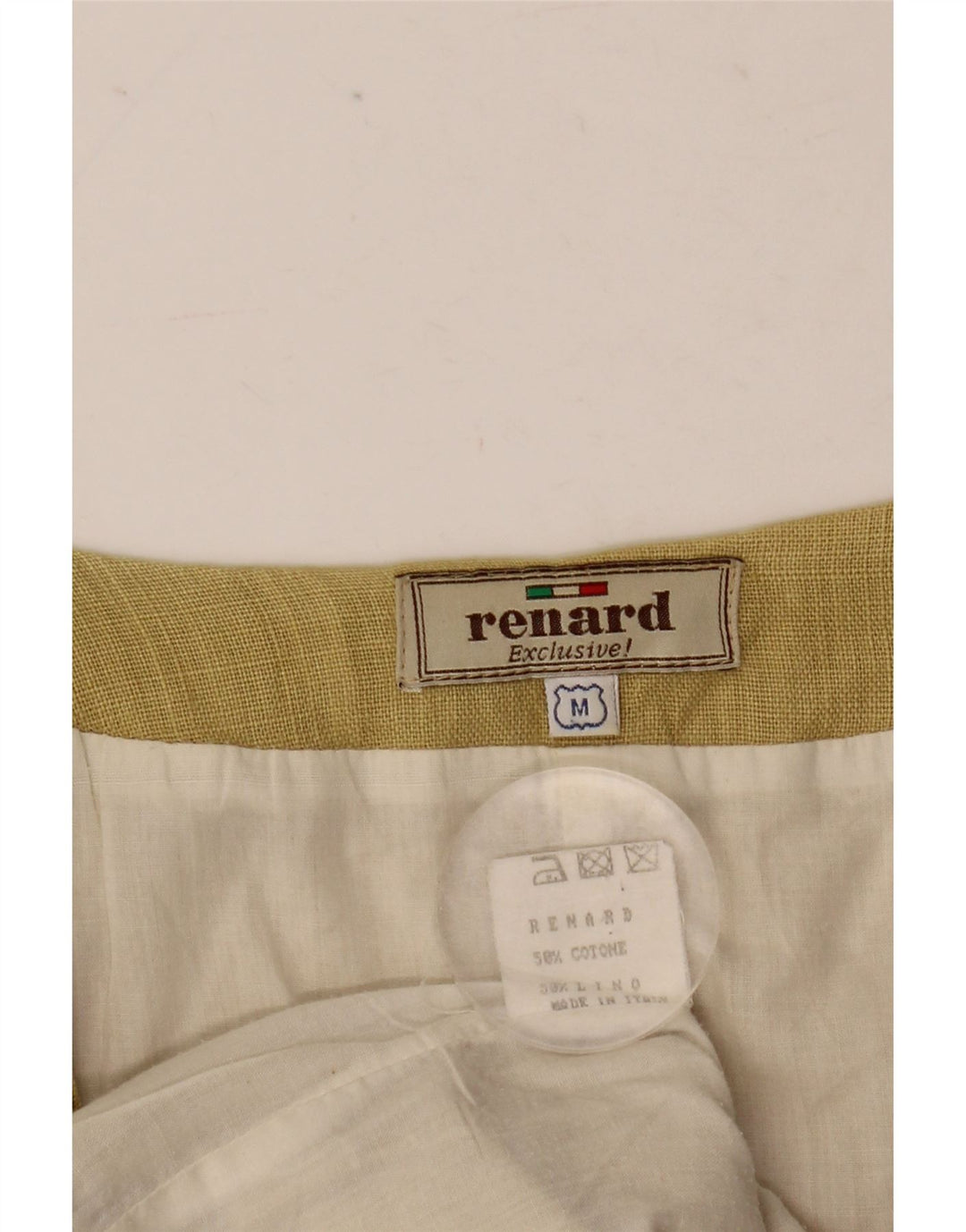Renard Mens Utility Gilet UK 38 Medium Beige Cotton