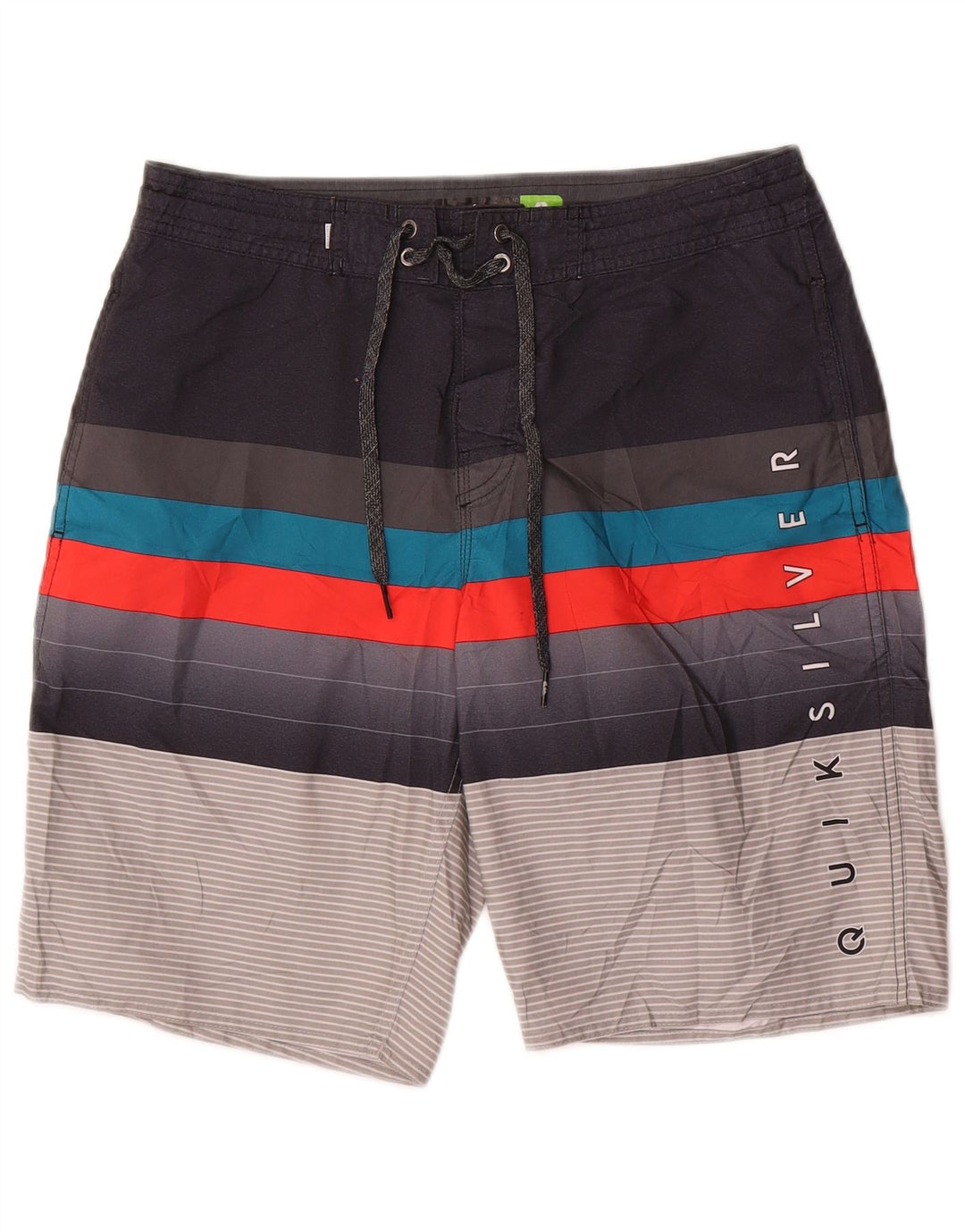 Ανδρικό γραφικό σορτς κολύμβησης Quiksilver μεσαίο πολύχρωμο ριγέ